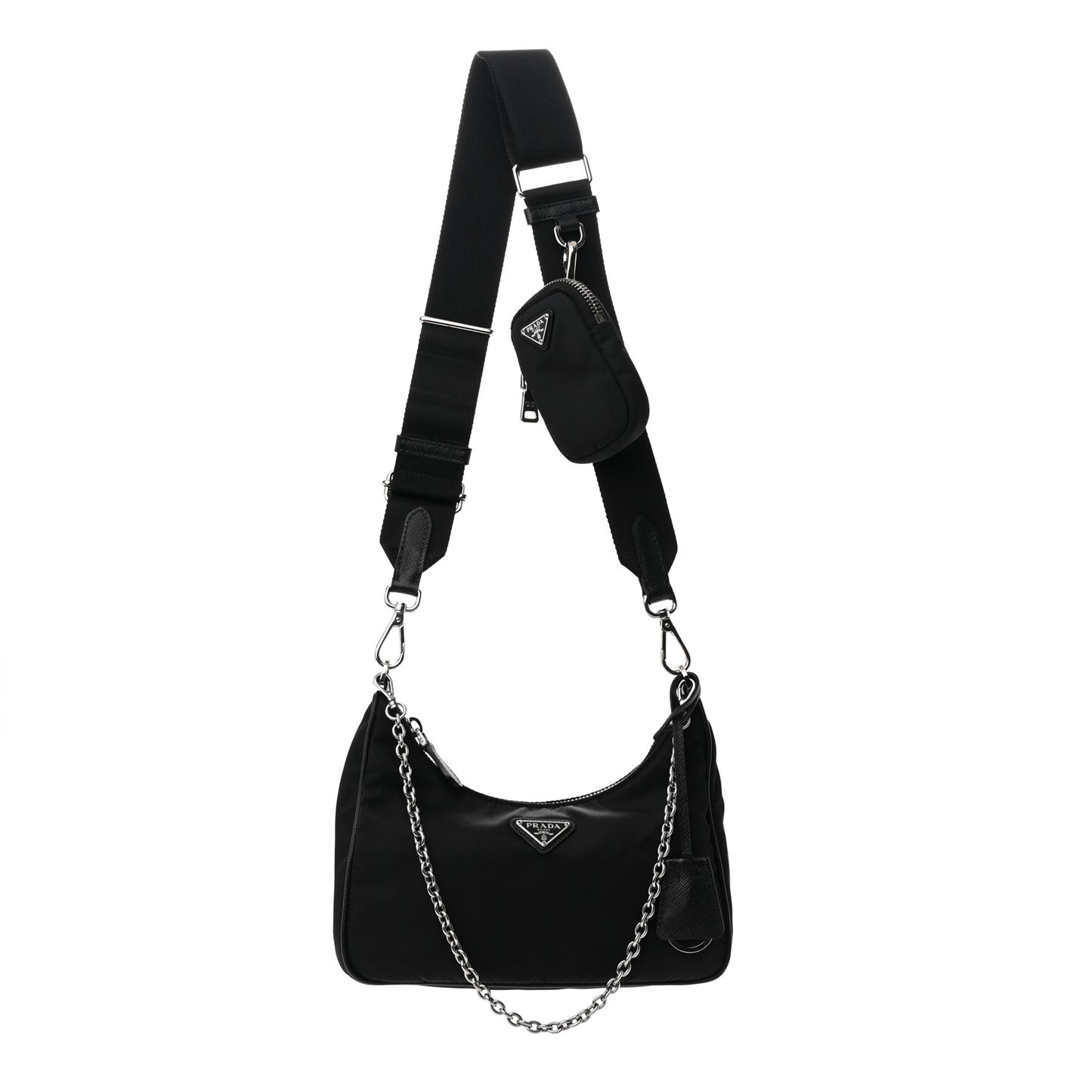 Nylon Re-Edition 2005 Shoulder Bag Black