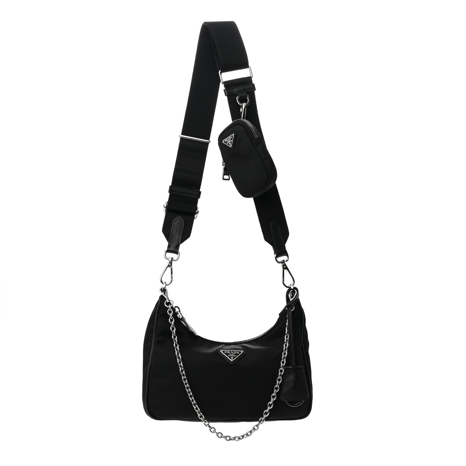 Prada Nylon Re-Edition 2005 Shoulder Bag Black 1 of 15
