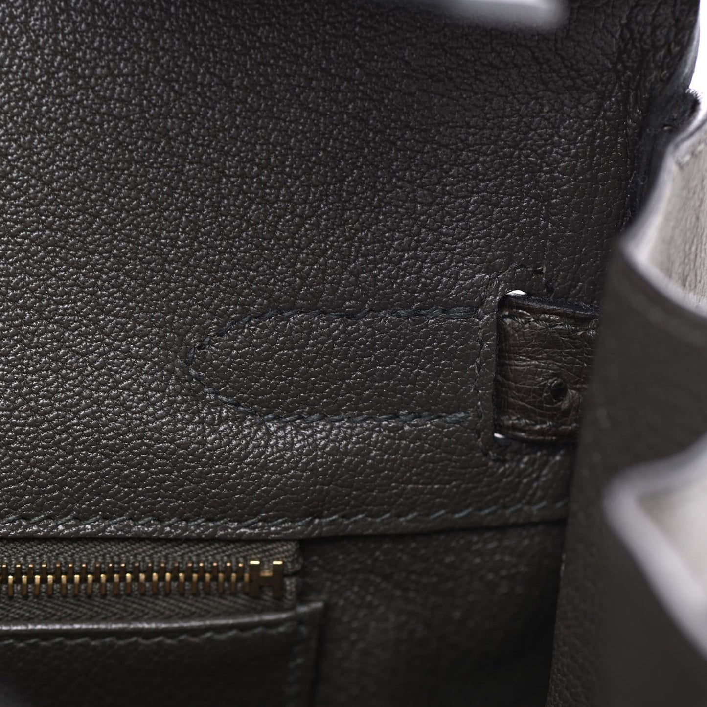 Ostrich Birkin 30 Vert Olive