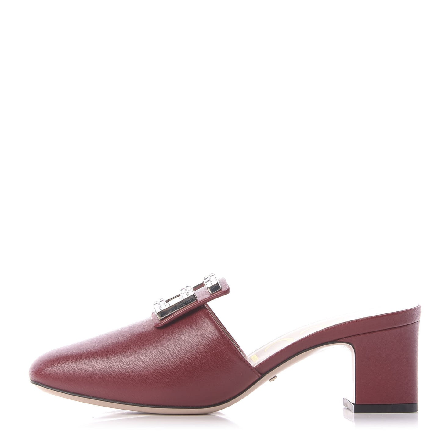 Malaga Kid Crystal Square G Madelyn Mules 37.5 Romantic Cerise