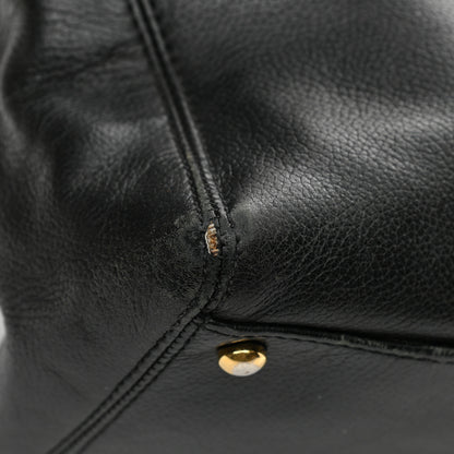 Chanel Calfskin Cerf Executive Shopper Tote Black 14 of 15