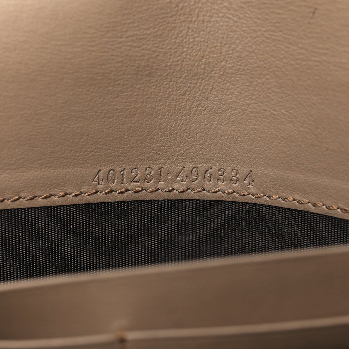GG Supreme Monogram Mini Dionysus Chain Wallet Beige Taupe