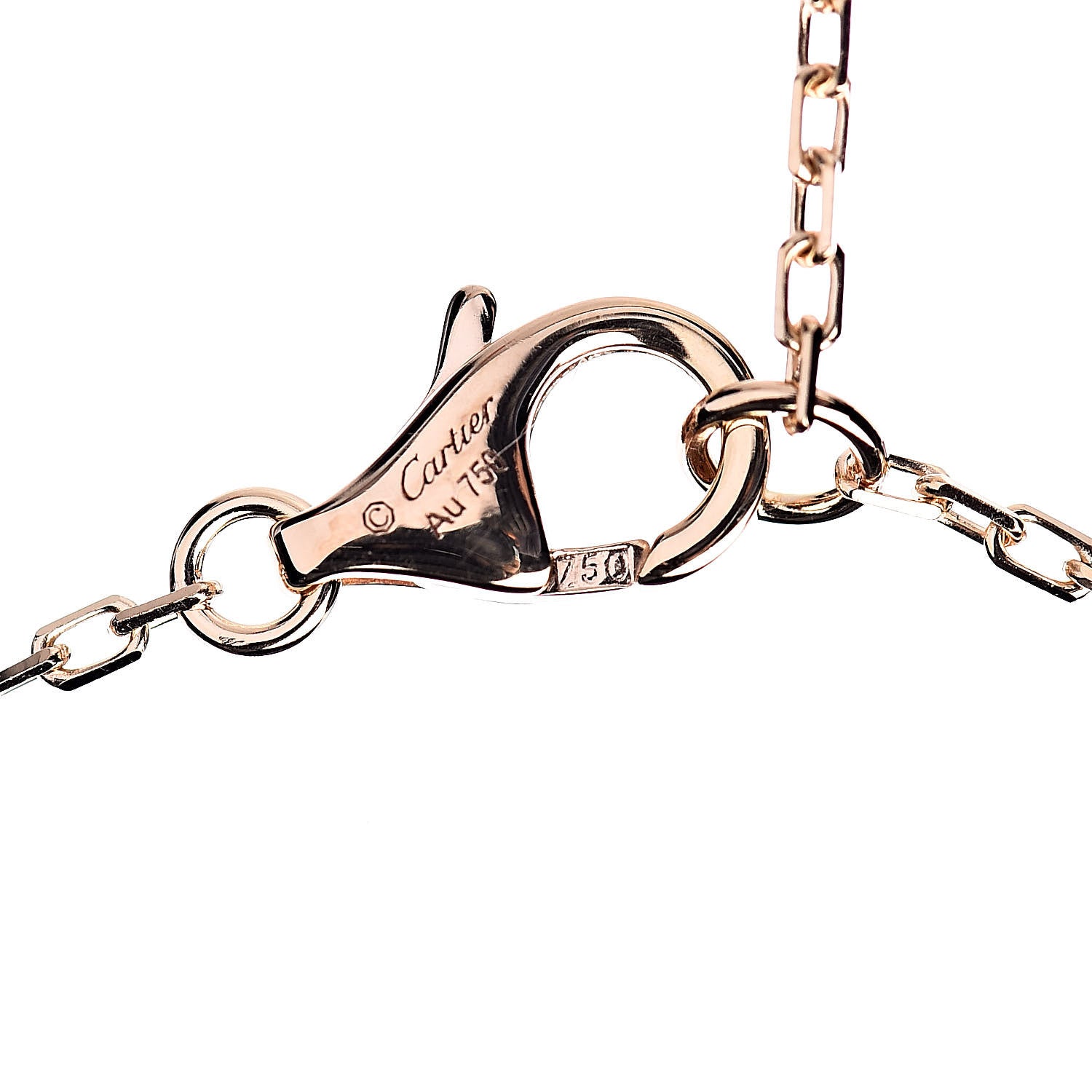 Cartier 18K Pink Gold Diamond SM D'Amour Pendant Necklace 5 of 5