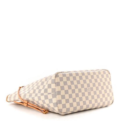 Louis Vuitton Damier Azur Neo Neverfull MM Rose Ballerine 4 of 11