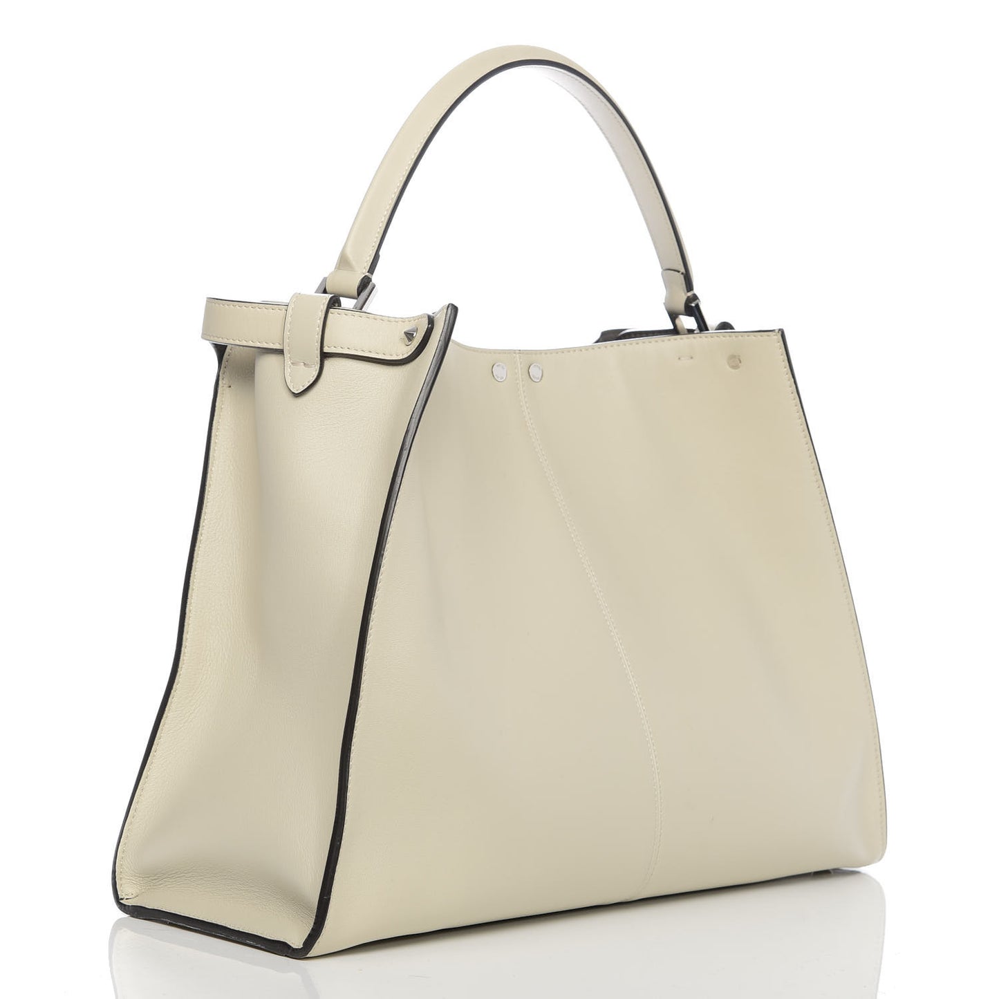 Vitello Seta Century Large Peekaboo X-Lite Latte Balena