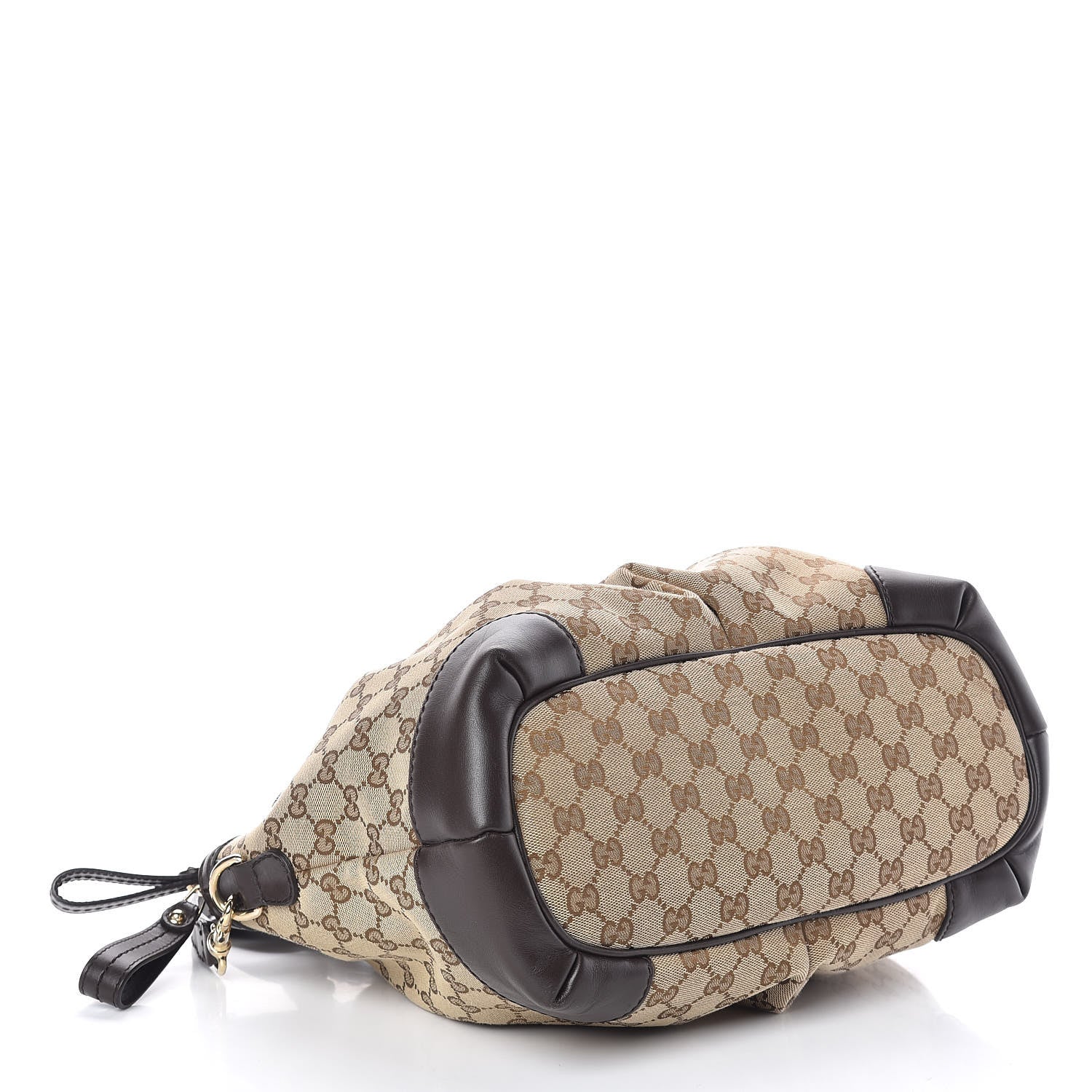 Gucci Monogram Medium Sukey Top Handle Dark Brown 4 of 11