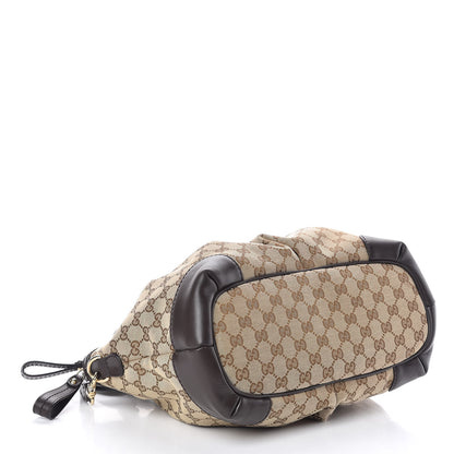 Gucci Monogram Medium Sukey Top Handle Dark Brown 4 of 11