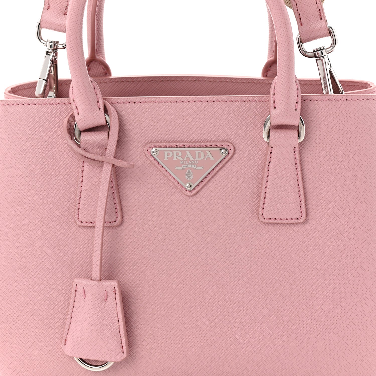 Prada Saffiano Lux Micro Galleria Shoulder Bag Pesco 15 of 19