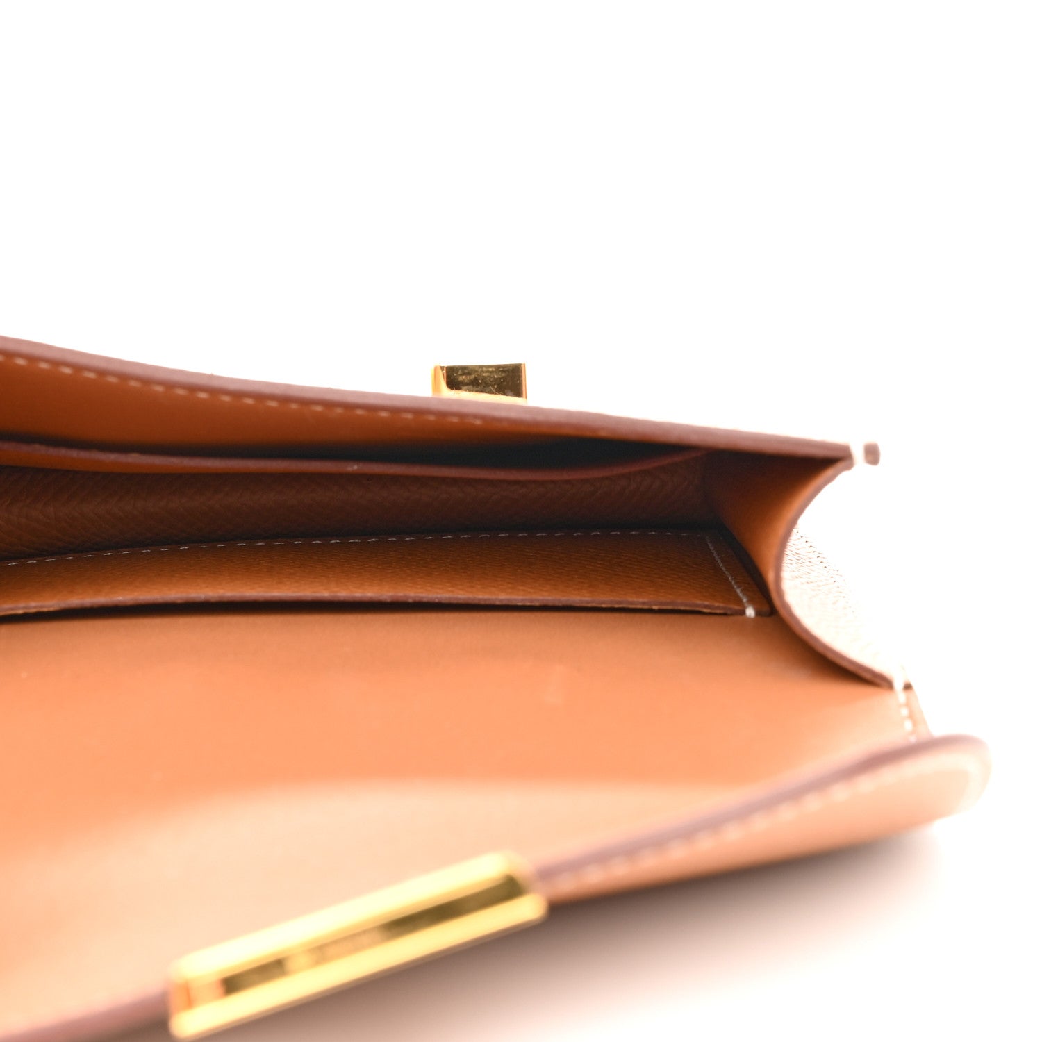 Hermes Epsom Constance Slim Wallet Gold 7 of 12