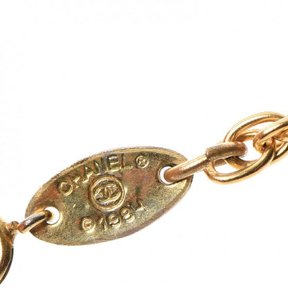Chanel Pearl CC Pendant Necklace Gold 7 of 8