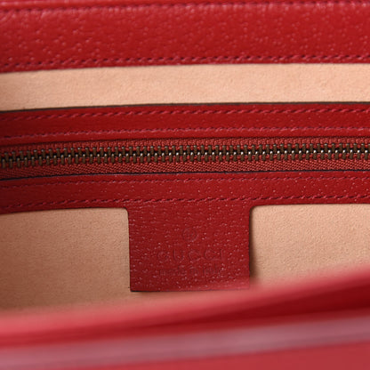 Gucci GG Supreme Monogram Small Queen Margaret Top Handle Bag Red 8 of 10