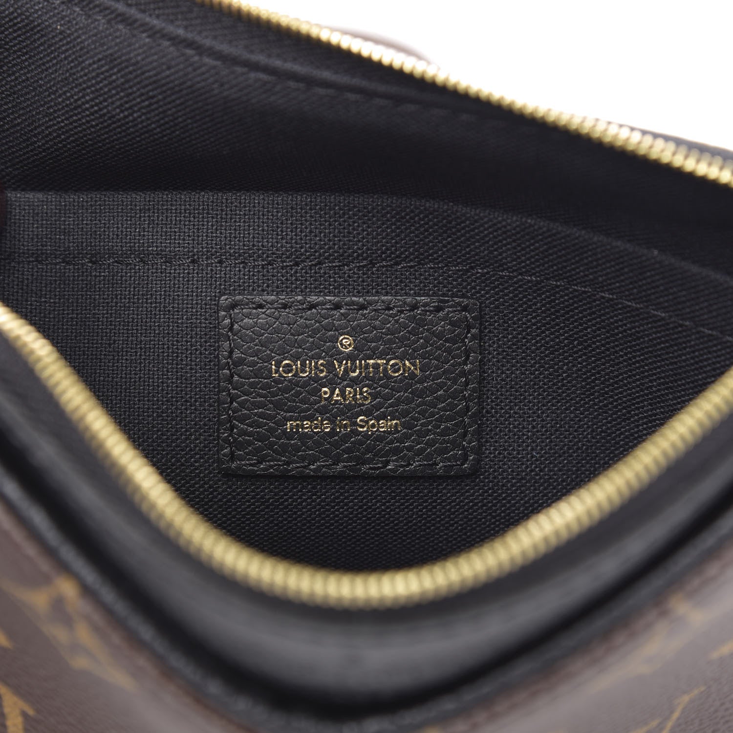 Louis Vuitton Monogram Pallas Clutch Black 6 of 10