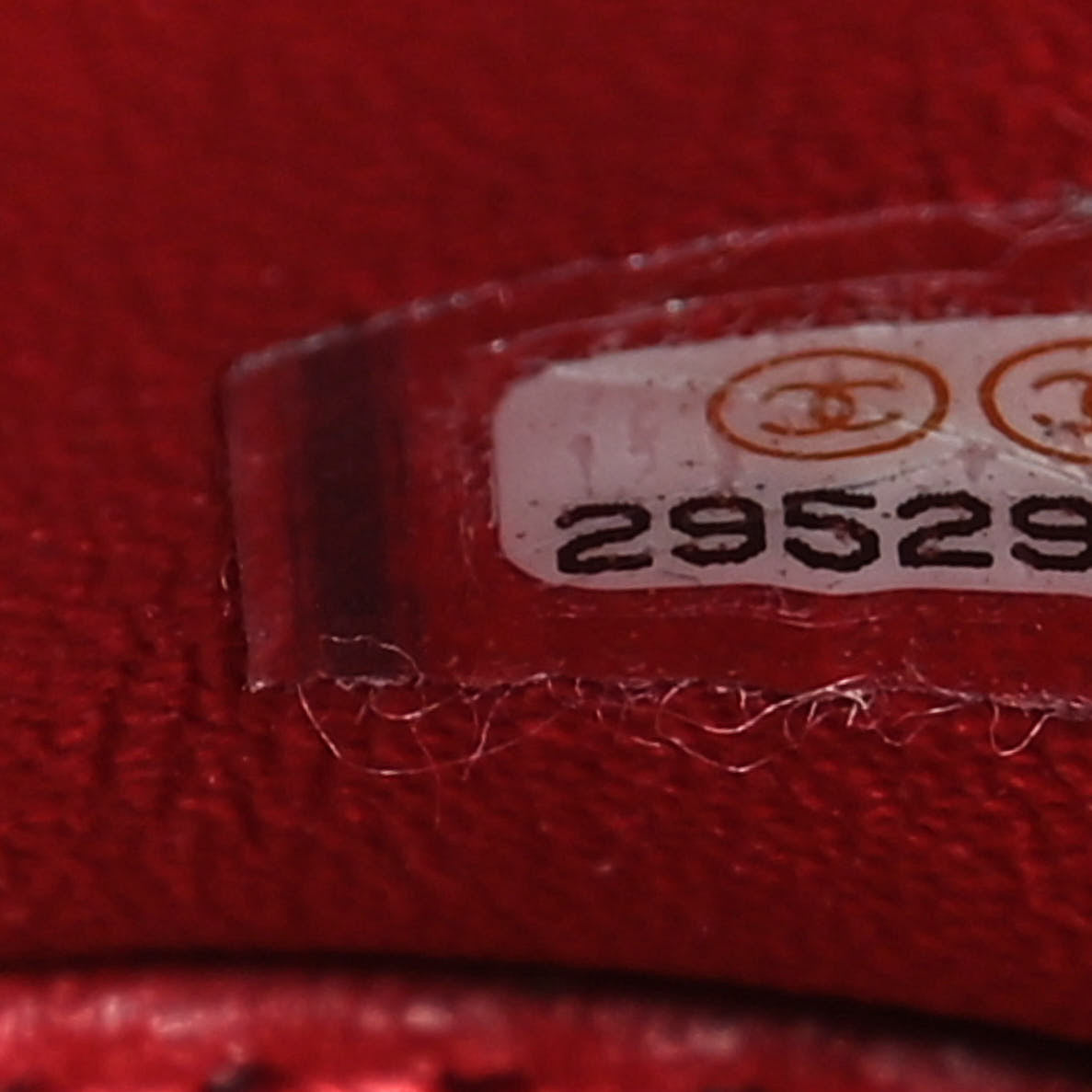 Chanel Lambskin Quilted Trendy Vanity Case Red 7 of 13