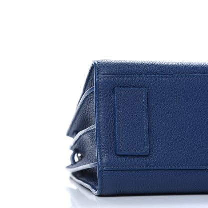 Saint Laurent Grained Calfskin Baby Sac De Jour Souple Denim 8 of 10