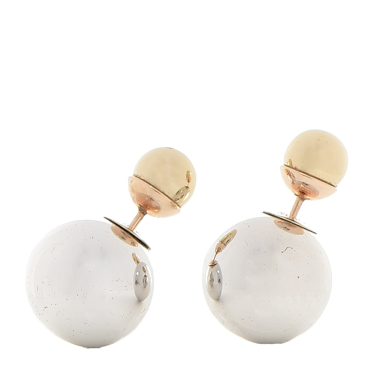 Mise En Dior Tribal Earrings Gold Silver