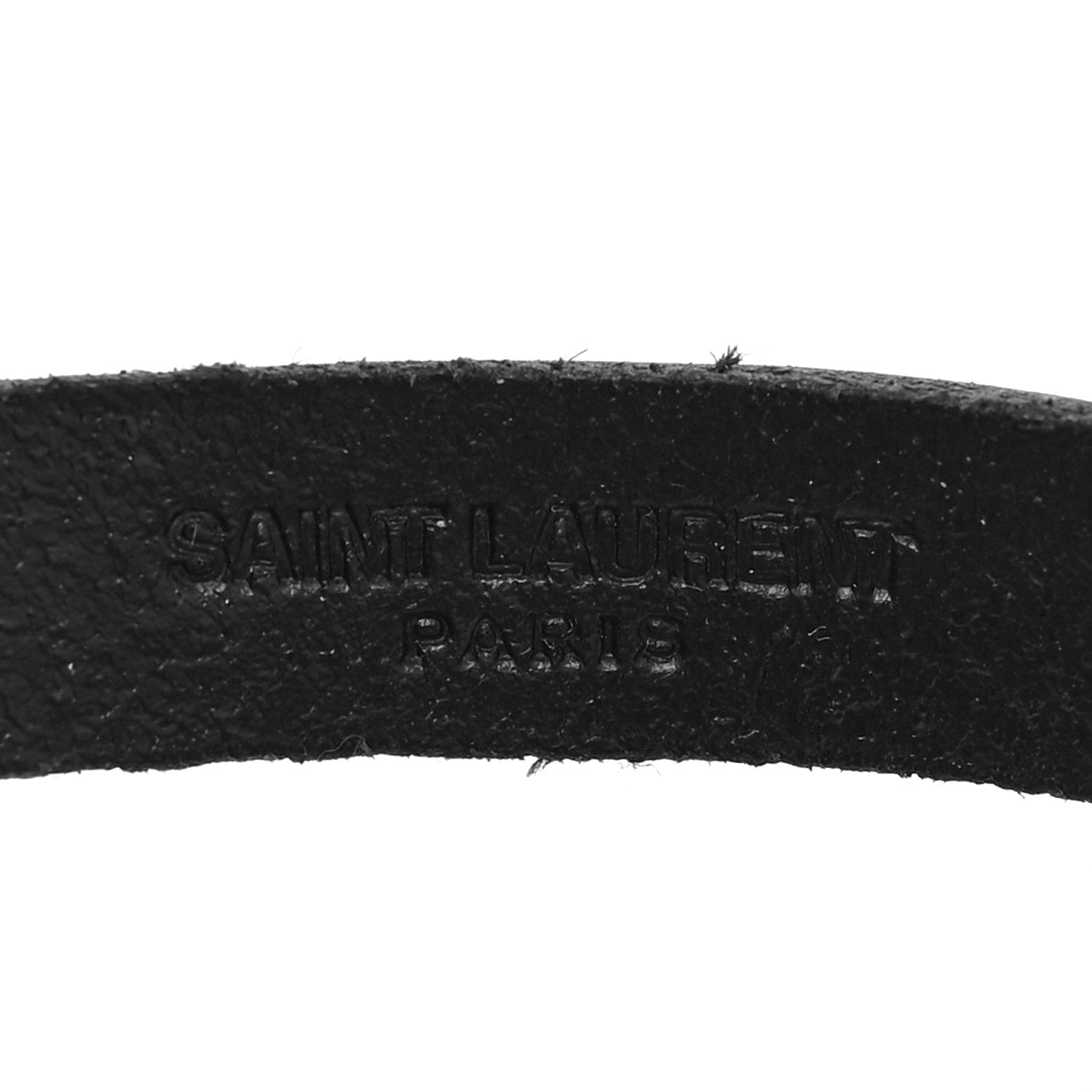 Saint Laurent Calfskin Opyum Double Wrap Bracelet Black 5 of 6