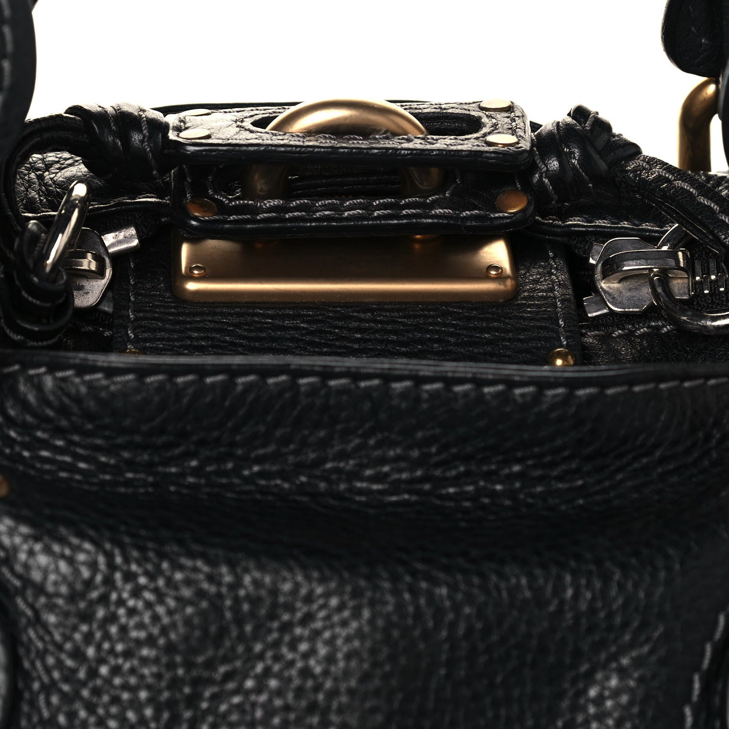 Chloe Calfskin Paddington Satchel Black 11 of 11