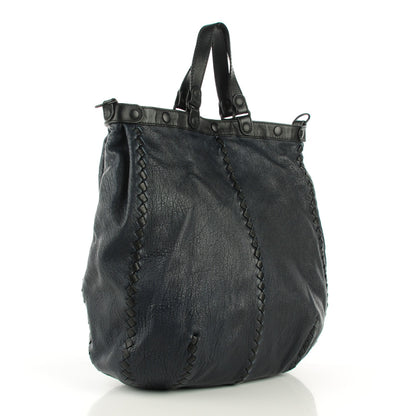 Bottega Veneta Lambskin Intrecciato Tote Celeste 3 of 8