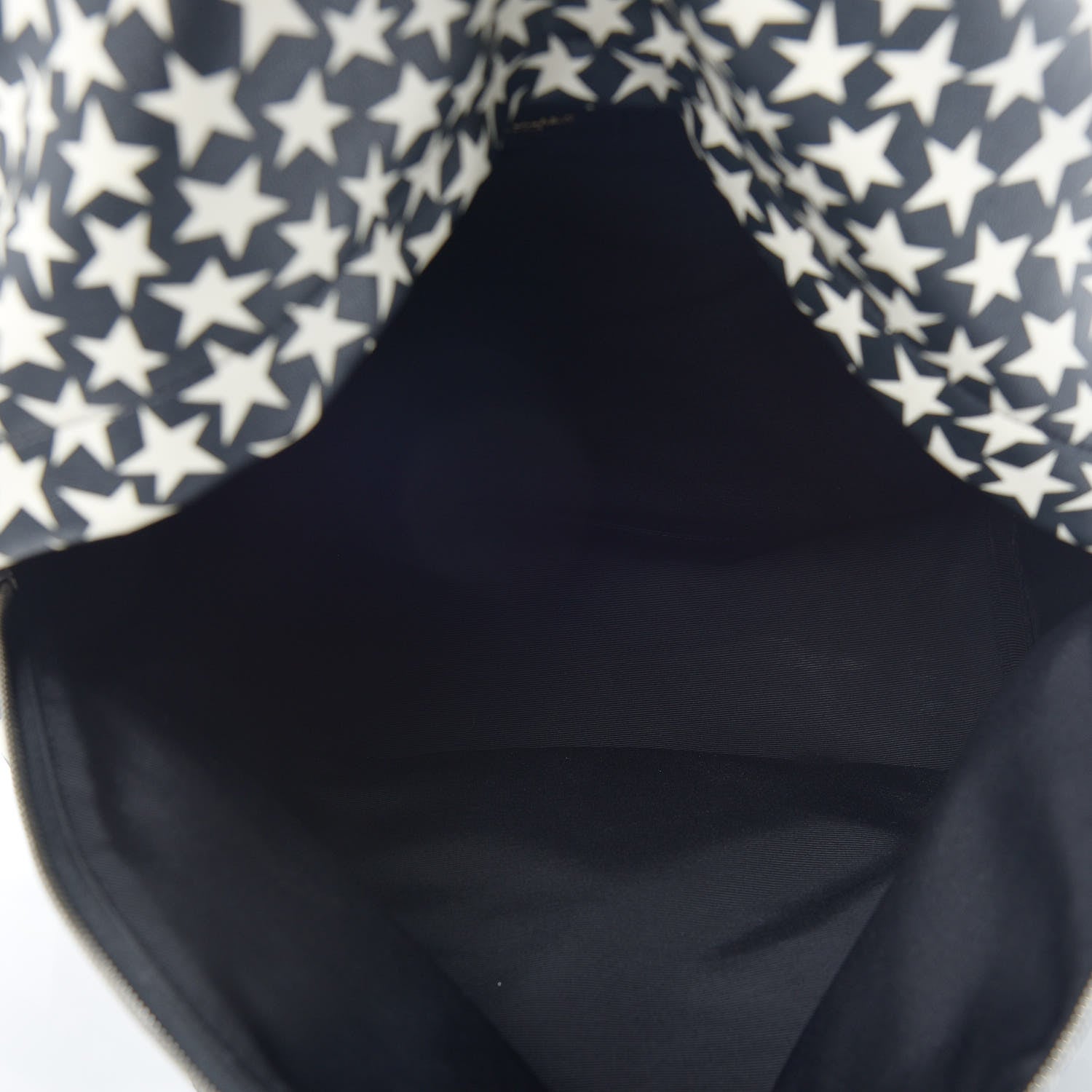Saint Laurent Calfskin Star Print Hunting Backpack Black White 5 of 10