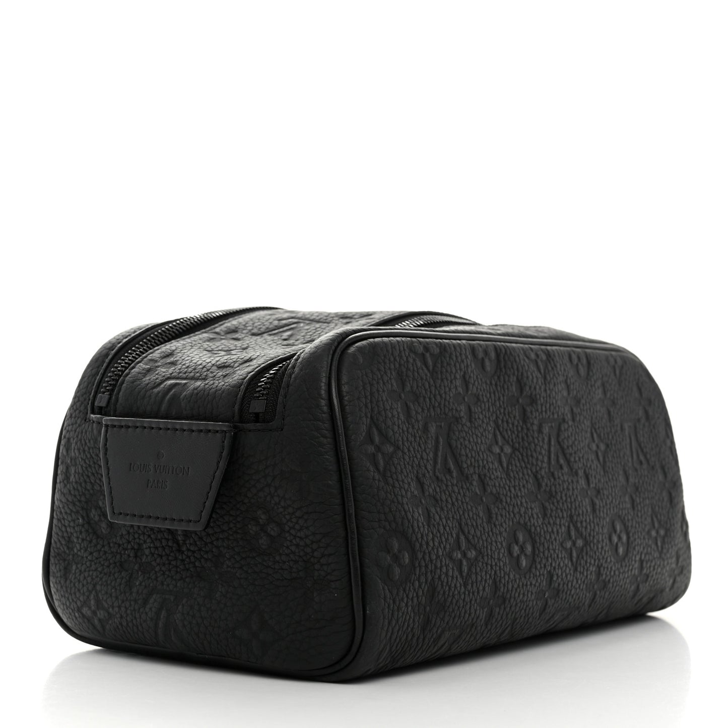 Taurillon Monogram Dopp Kit Toilet Pouch Black
