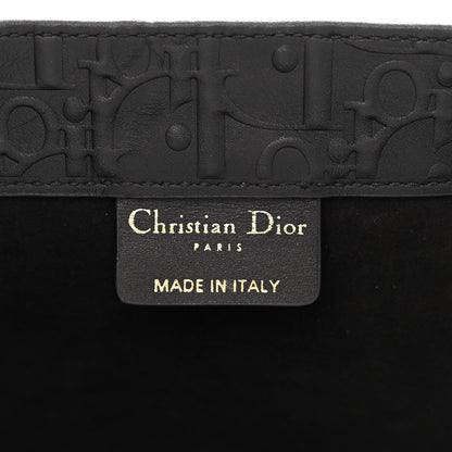 Christian Dior Oblique Calfskin Embossed Large Book Tote Black 6 of 11