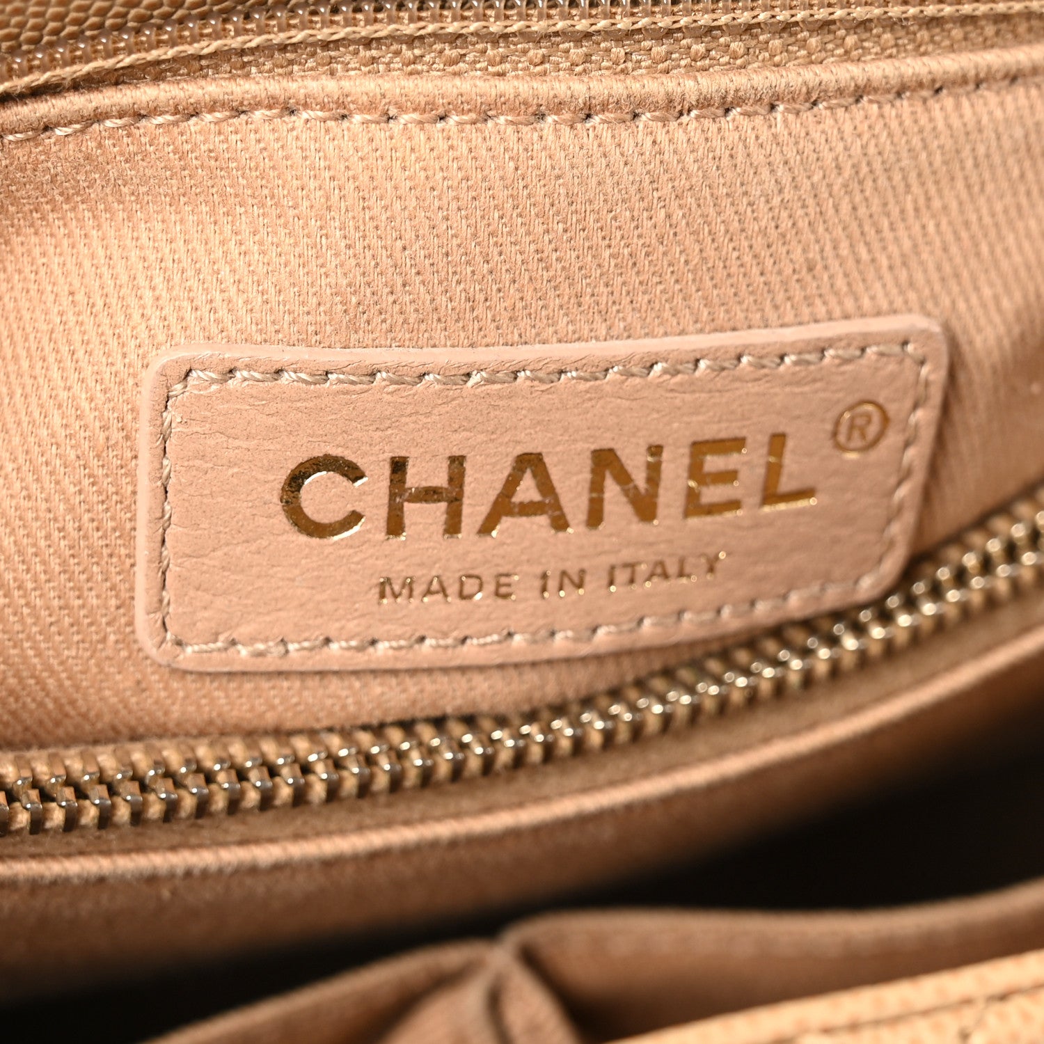 Chanel Caviar Lizard Embossed Quilted Small Coco Handle Flap Beige 7 of 16