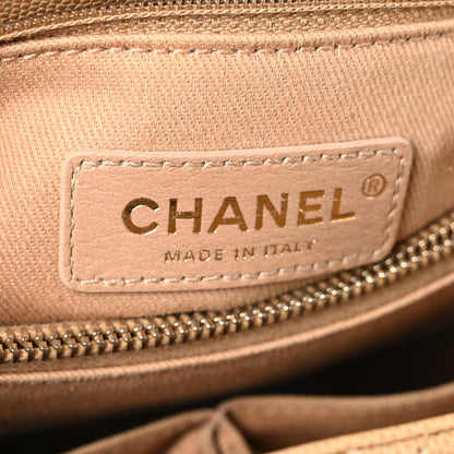 Chanel Caviar Lizard Embossed Quilted Small Coco Handle Flap Beige 7 of 16