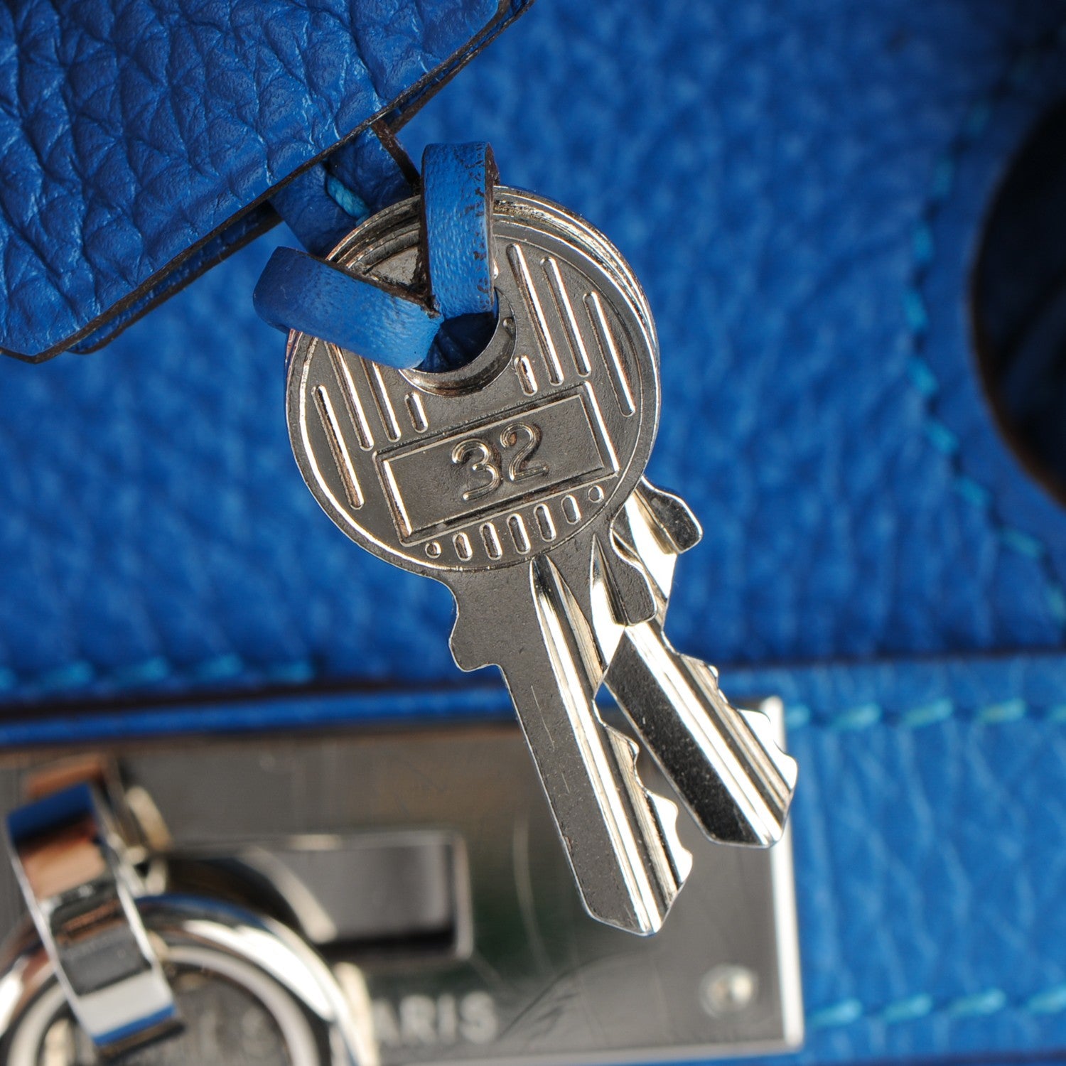 Hermes Taurillon Clemence Birkin 35 Mykonos 12 of 27