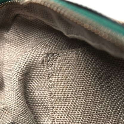 Gucci Monogram Dollar Calfskin Mini Bree Messenger Bag Beige Ebony Emerald 12 of 14