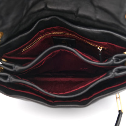 Lanvin Lambskin Quilted Medium Sugar Flap Shoulder Bag Black 6 of 11