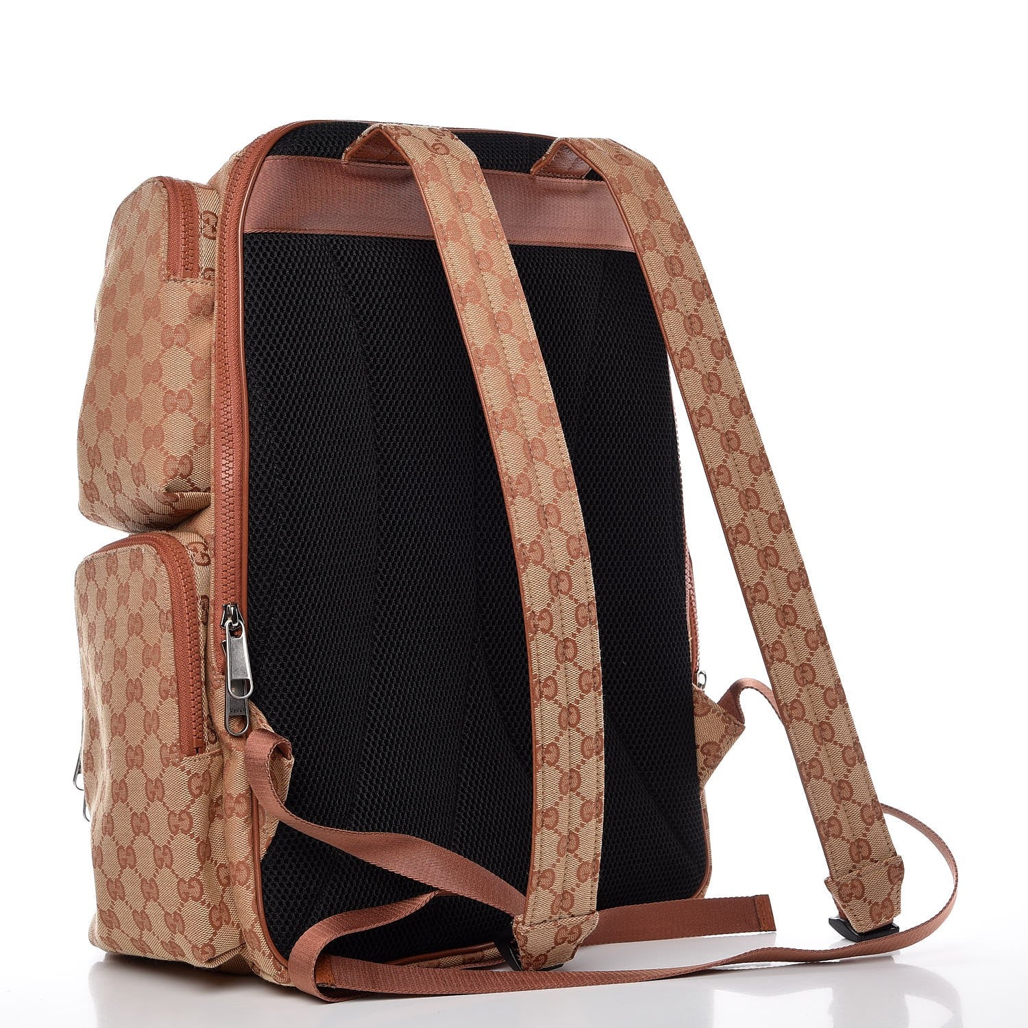 Gucci X MLB GG Monogram LA Dodgers Large Backpack Beige Ruggine Ivory 3 of 10