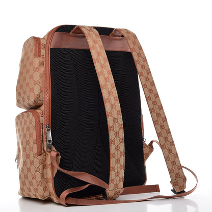 Gucci X MLB GG Monogram LA Dodgers Large Backpack Beige Ruggine Ivory 3 of 10