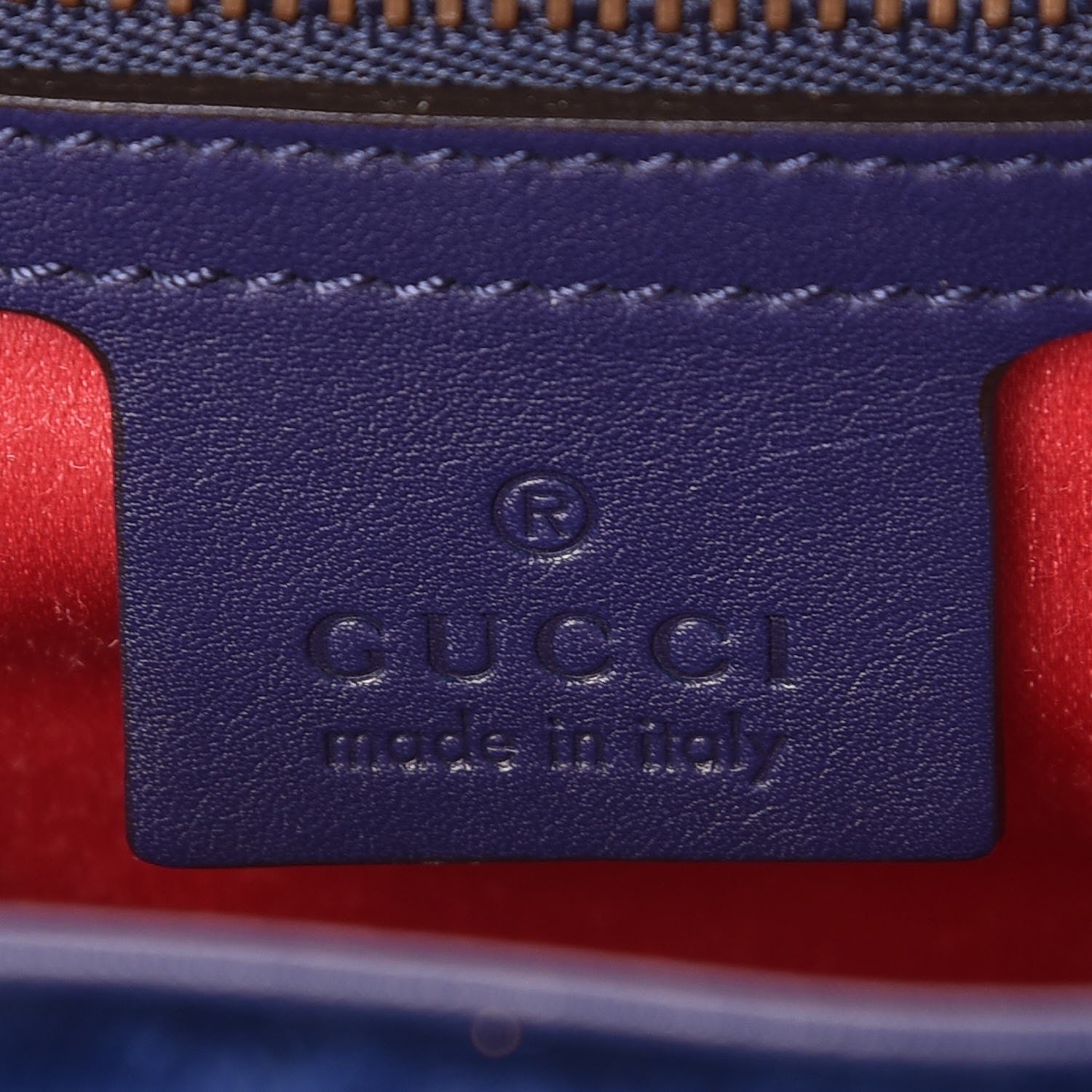 Gucci Velvet Matelasse Medium GG Marmont Shoulder Bag Cobalt Blue 6 of 9