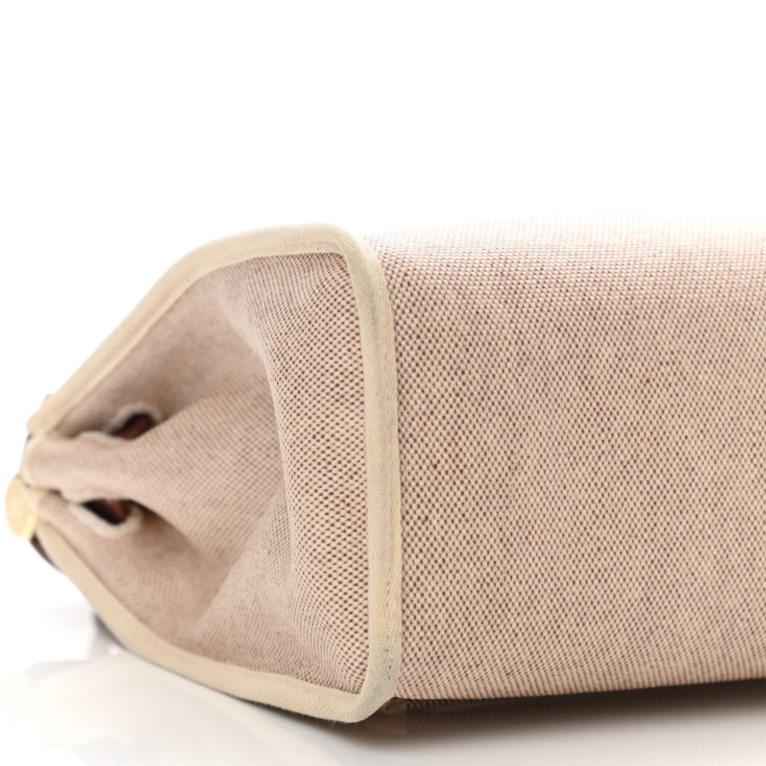Hermes Vache Hunter Toile Herbag 30 PM Natural Havane 9 of 11