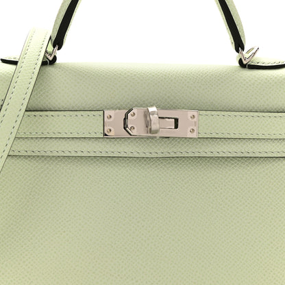 Hermes Epsom Mini Kelly Sellier 20 Vert Fizz 8 of 10