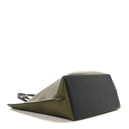 Louis Vuitton Calfskin Lockme Go Tote Green Toffee 4 of 8