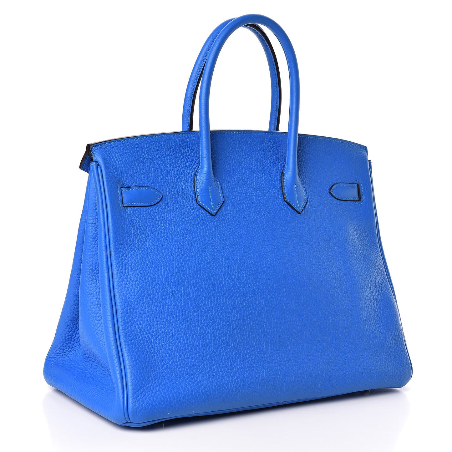 Taurillon Clemence Birkin 35 Bleu Hydra