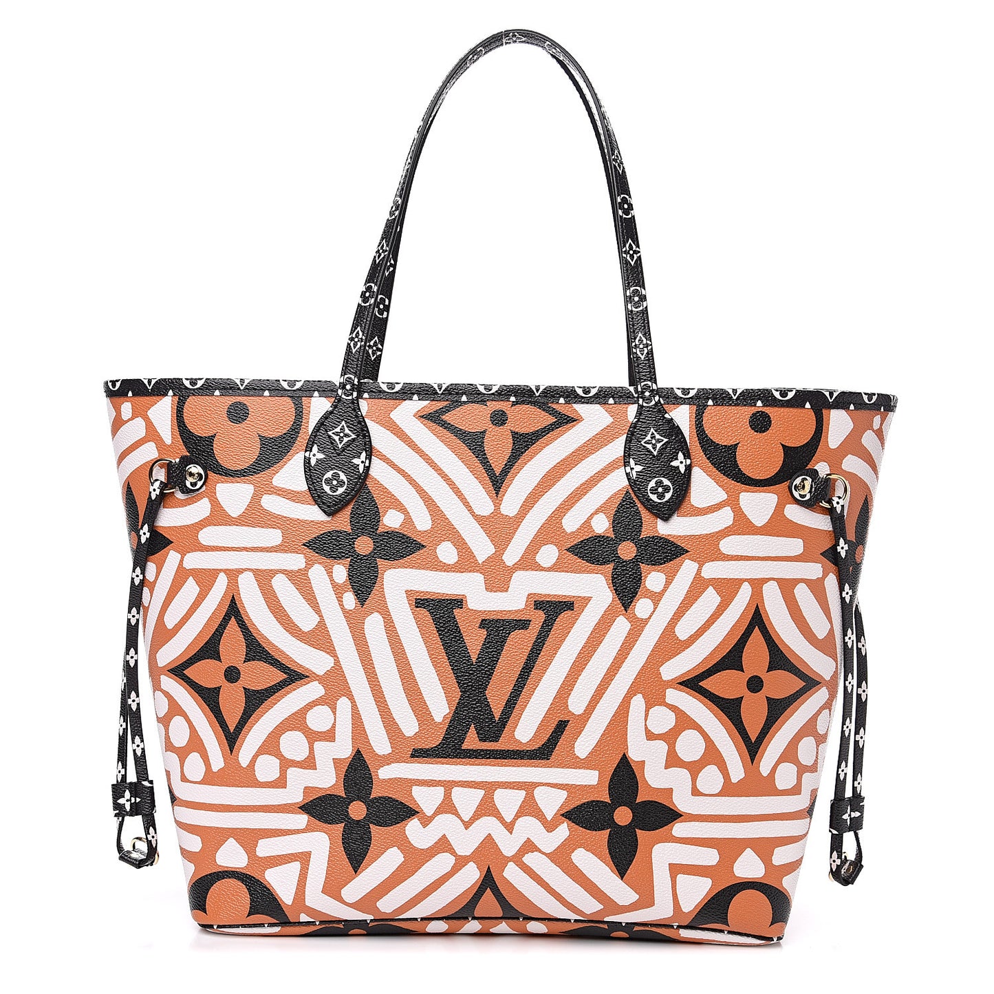 Monogram Giant Crafty Neverfull MM Creme Caramel
