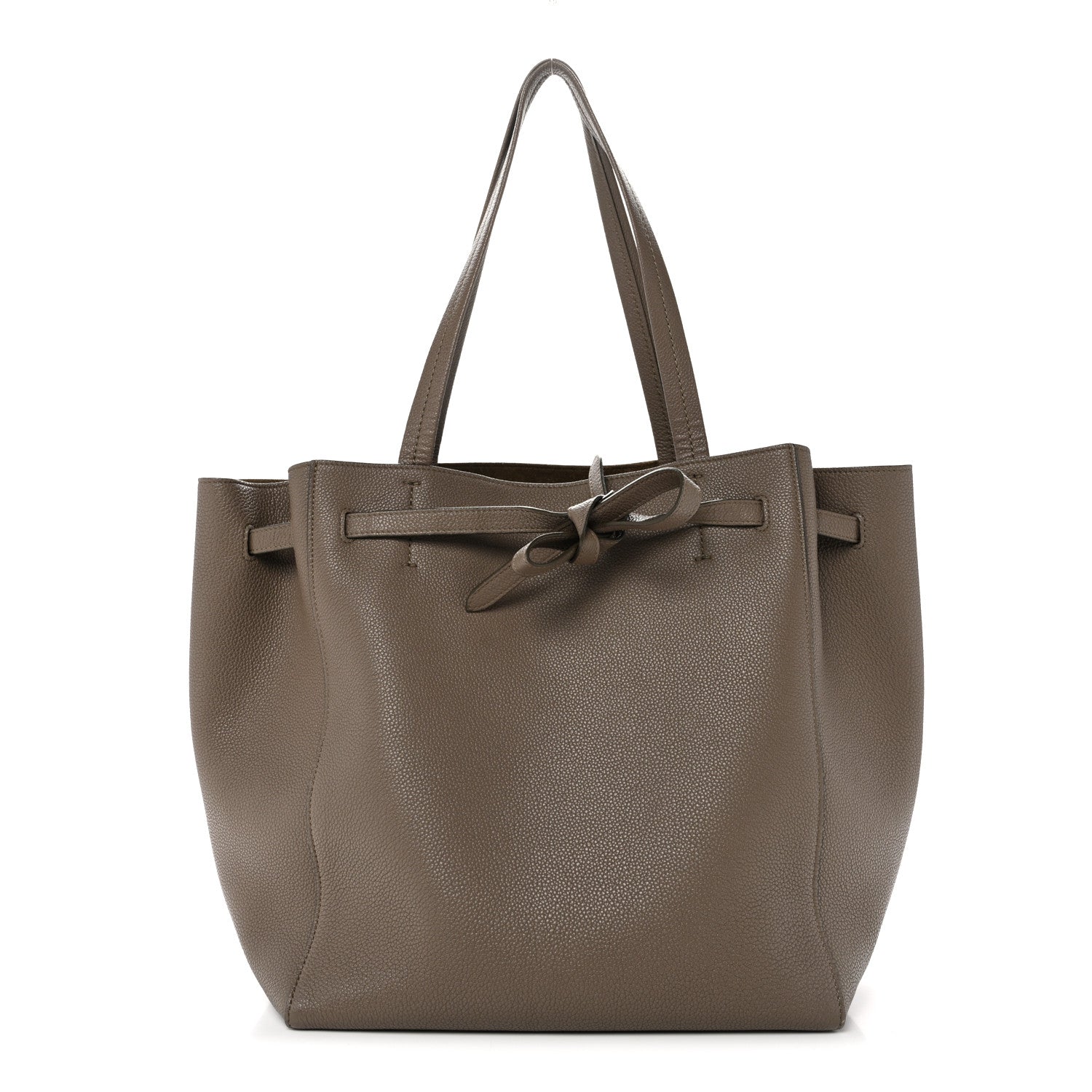 Celine Soft Grained Calfskin Small Belt Cabas Phantom Taupe 1 of 14