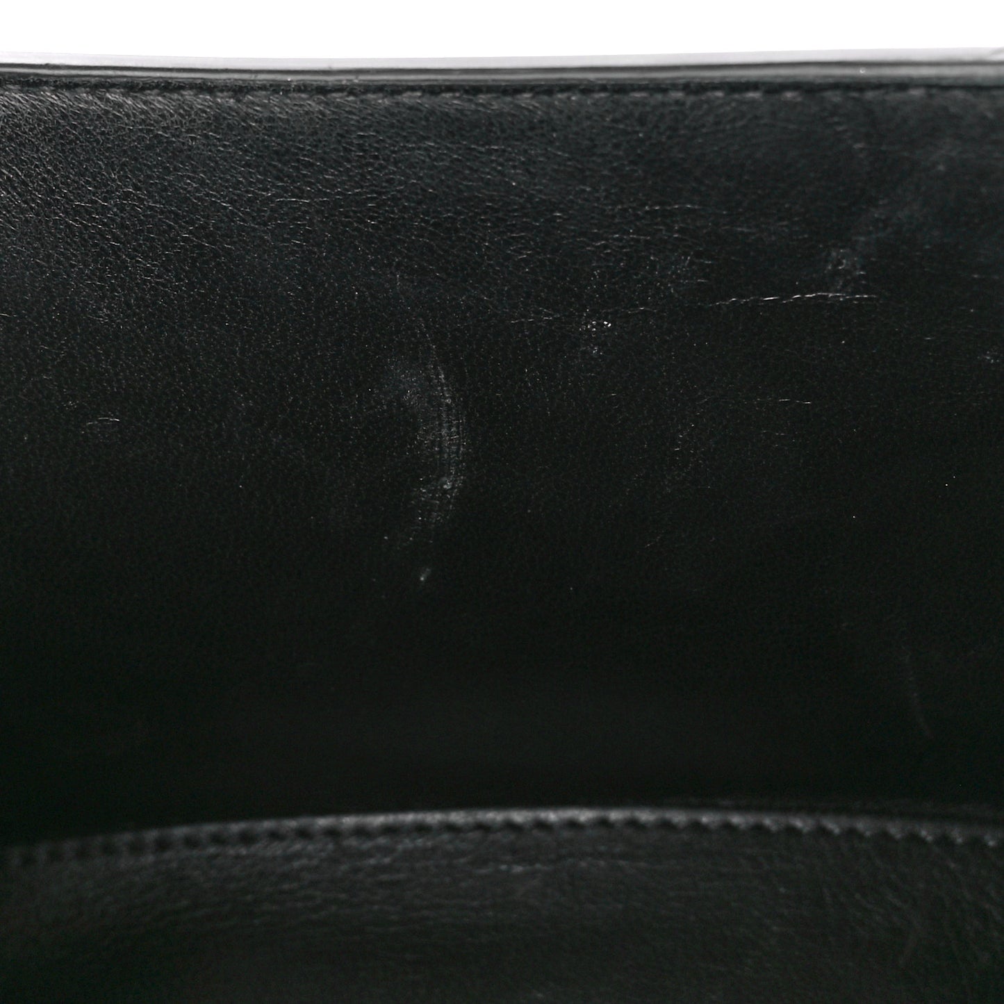 Shiny Calfskin Crocodile Embossed Small Hourglass Top Handle Bag Black