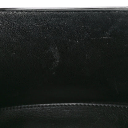 Balenciaga Shiny Calfskin Crocodile Embossed Small Hourglass Top Handle Bag Black 13 of 13