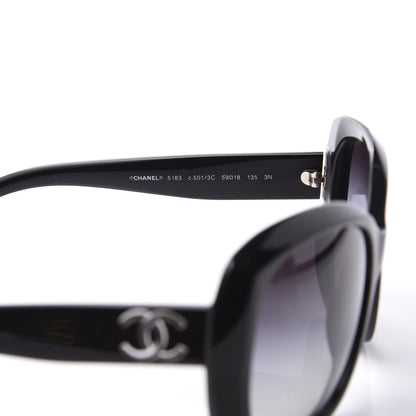 Chanel CC Sunglasses 5183 Black 6 of 8