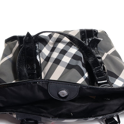 Burberry Nylon Beat Check Medium Victoria Tote 18 of 18
