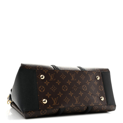 Louis Vuitton Monogram Soufflot MM Black 4 of 12