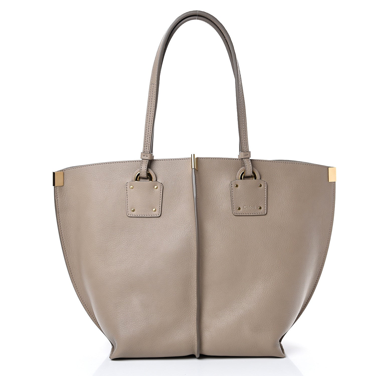 Chloe Smooth Calfskin Medium Vick Tote Motty Grey 2 of 11
