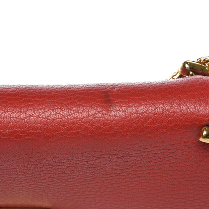 Chloe Grained Lambskin Medium Drew Shoulder Bag Plaid Red 7 of 12