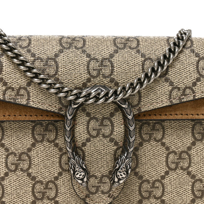 Gucci GG Supreme Monogram Super Mini Dionysus Shoulder Bag Taupe 7 of 10