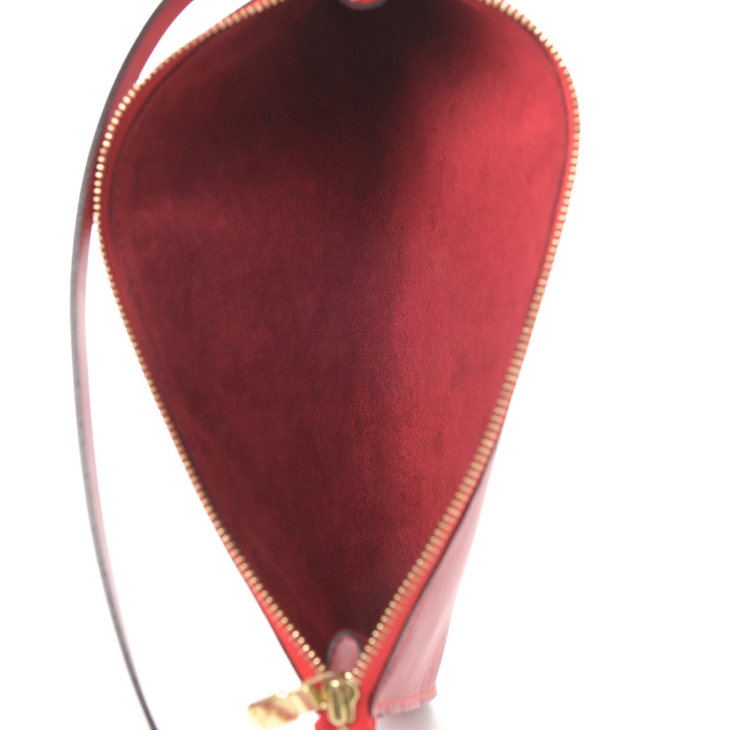 Louis Vuitton Epi Pochette Accessories 24 Castillan Red 5 of 11