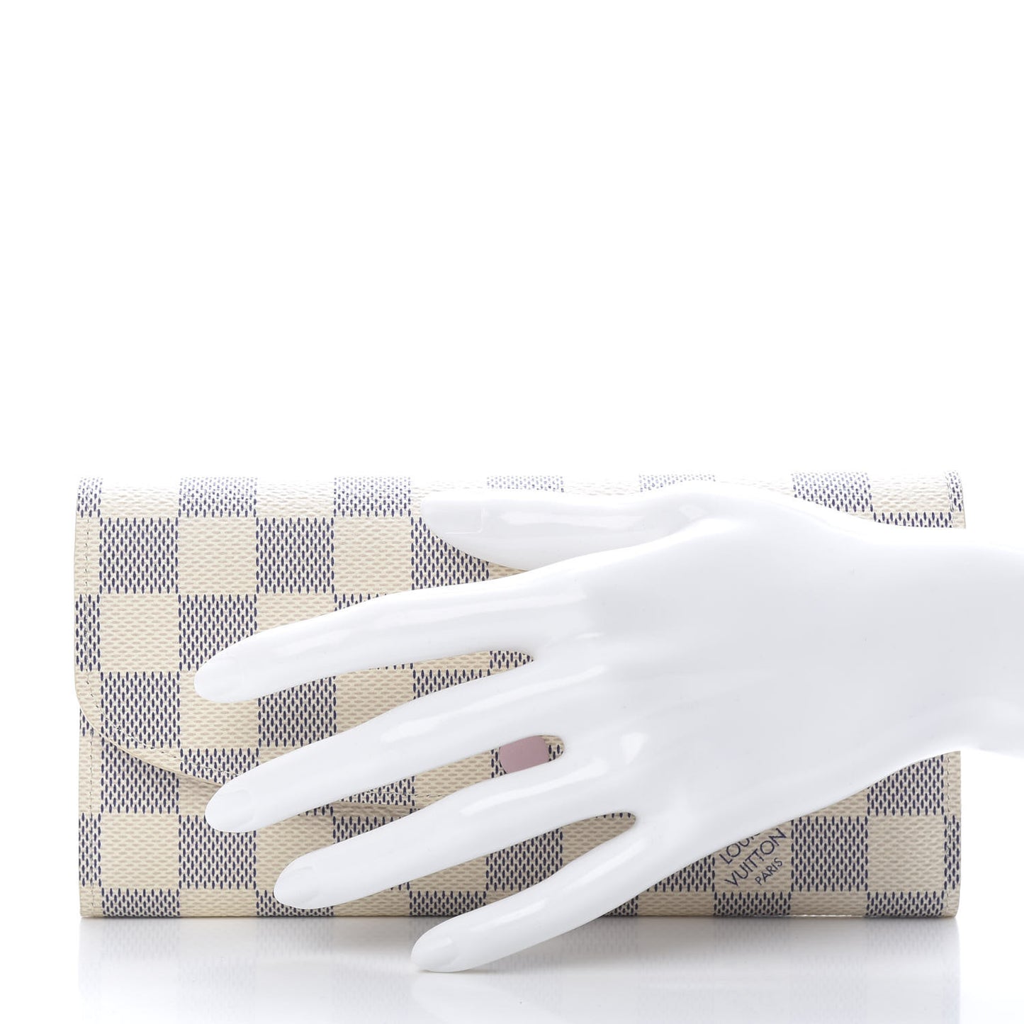 Damier Azur Emilie Wallet Rose Ballerine