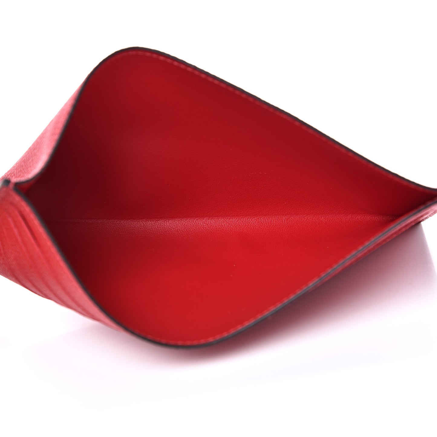 Calfskin Felicie Card Holder Insert Cherry
